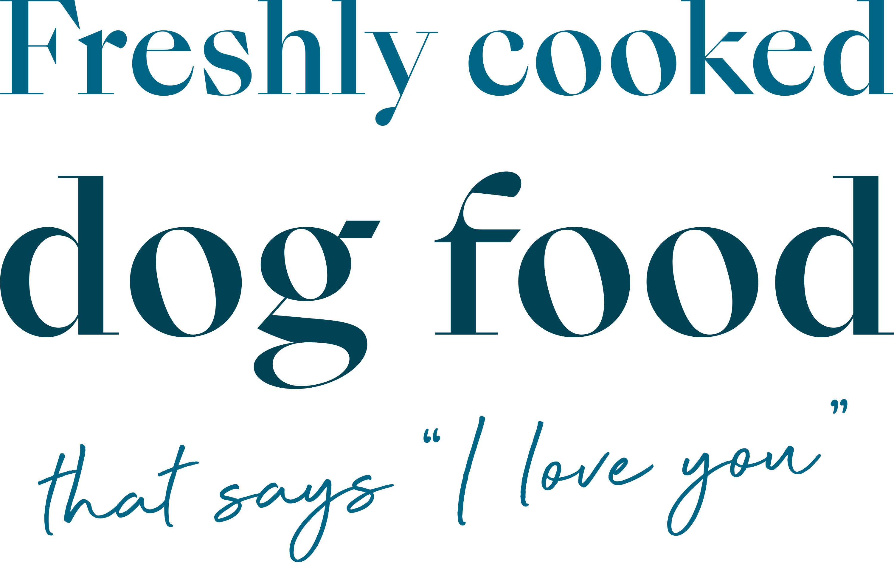Food that says I love you